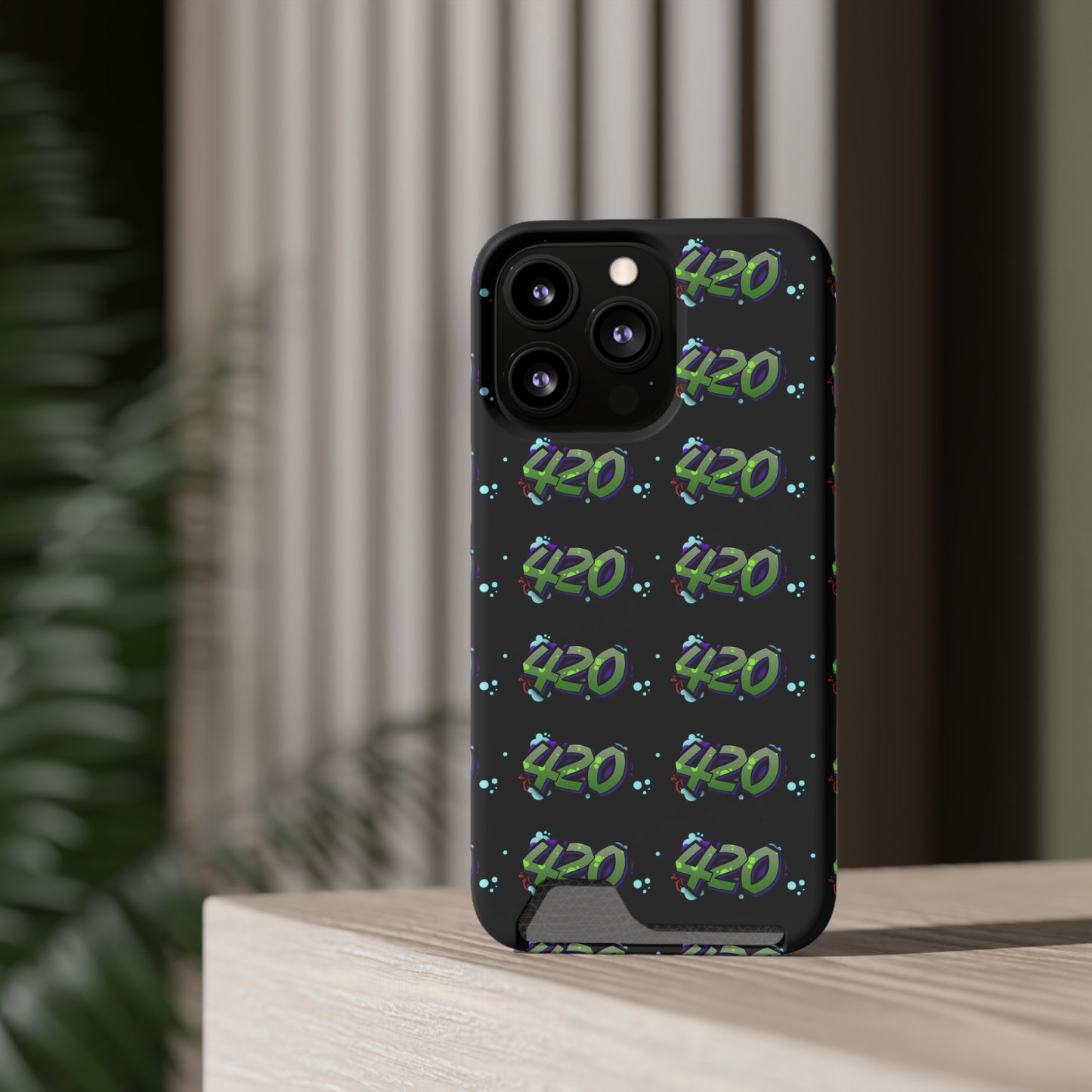 420 Phone Case with cardholder
