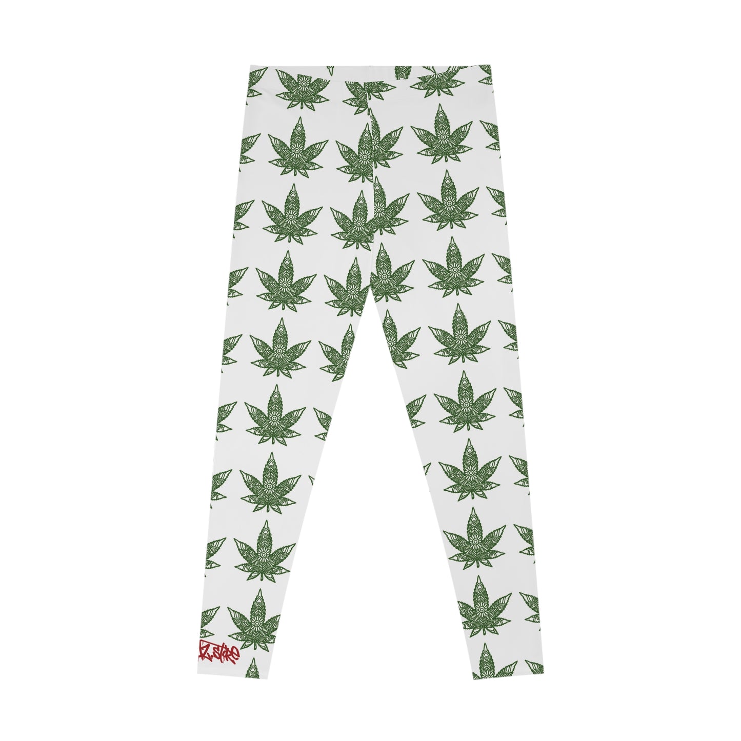 Leaf Print Stretchy Leggings