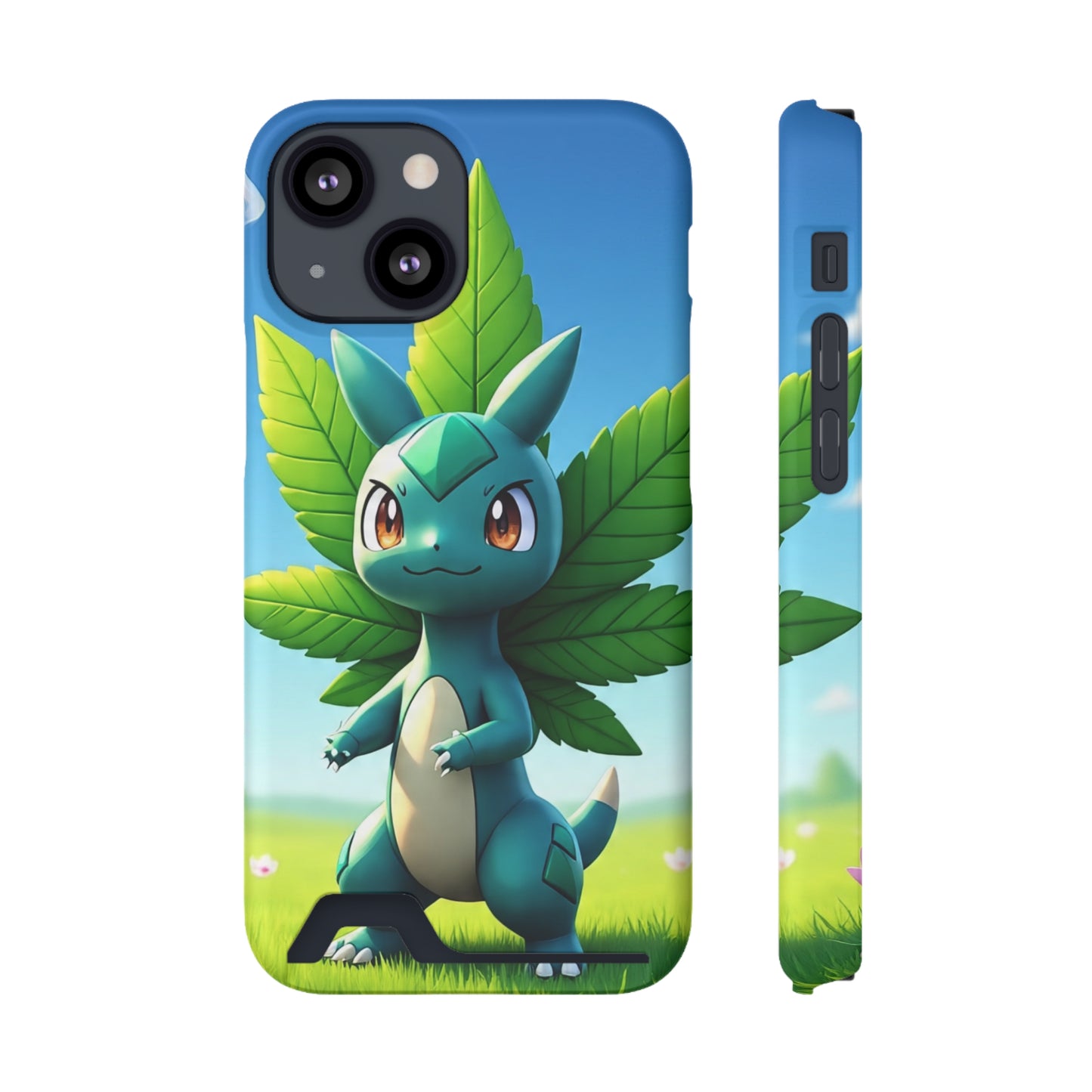 StoneyBud Phone case with card holder (bottom)