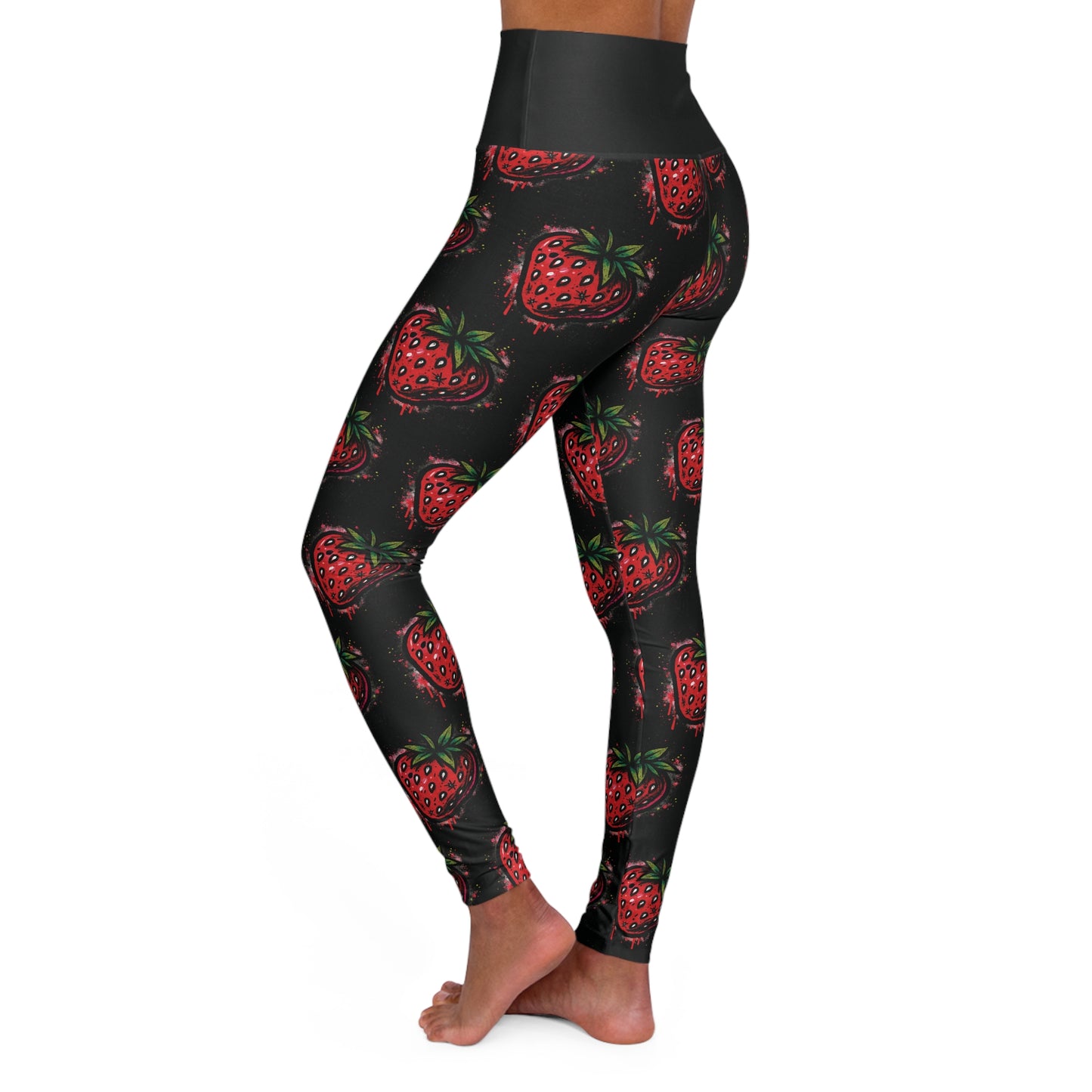 Strawberry High Waisted Leggings