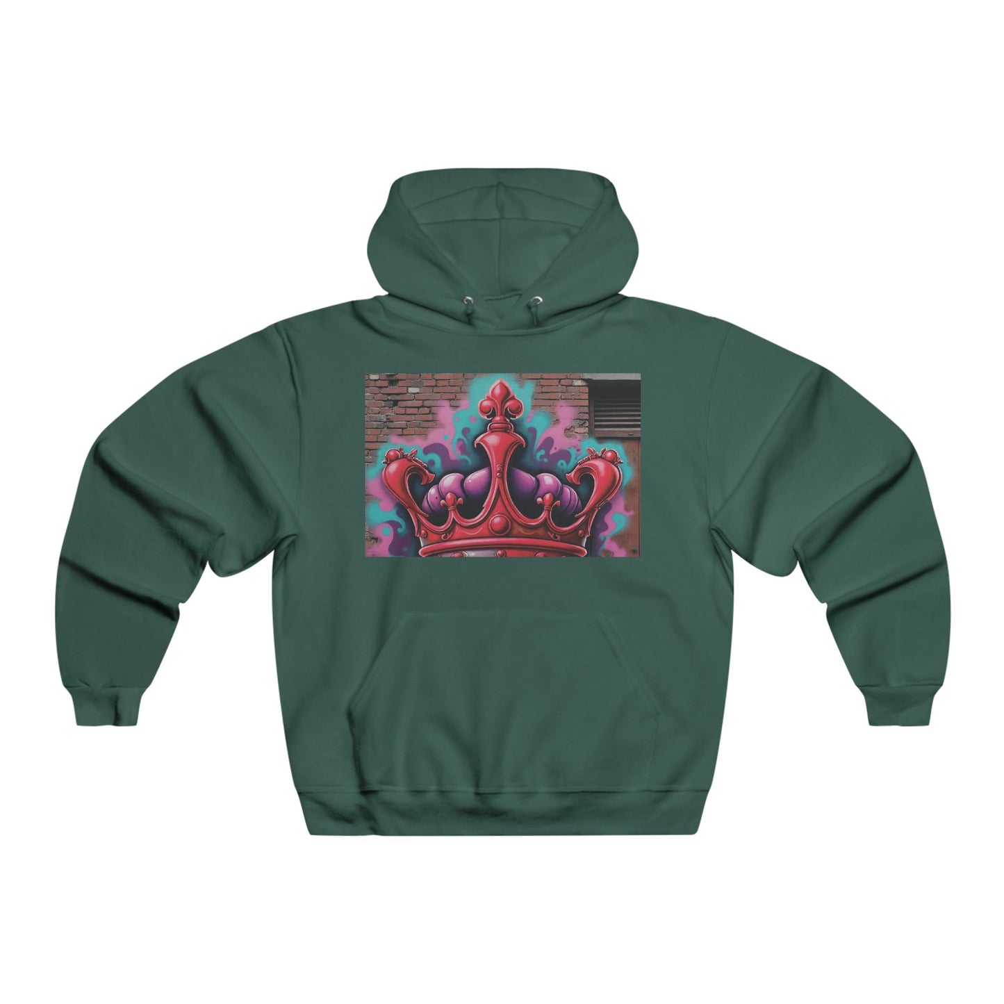 Red Crwn Mens Nublend Hooded Sweatshirt