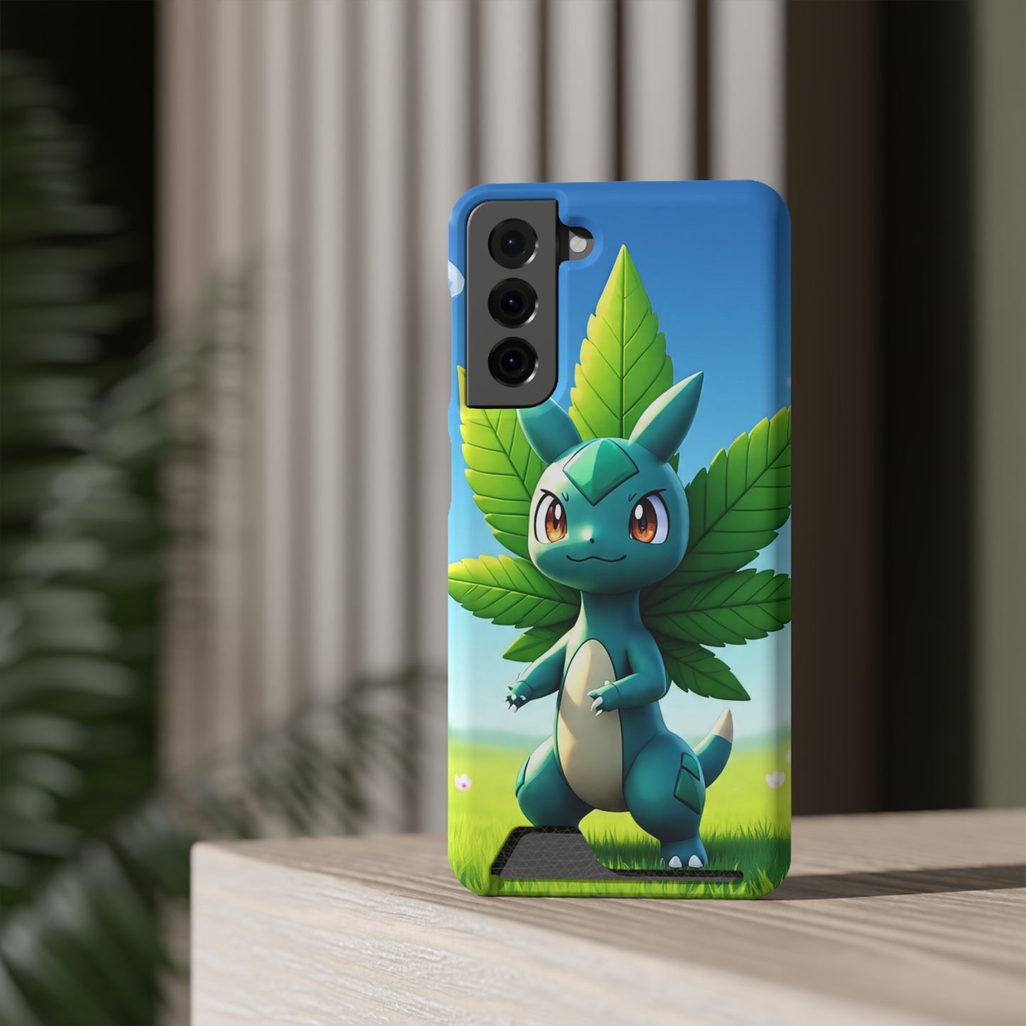StoneyBud Phone case with card holder (bottom)
