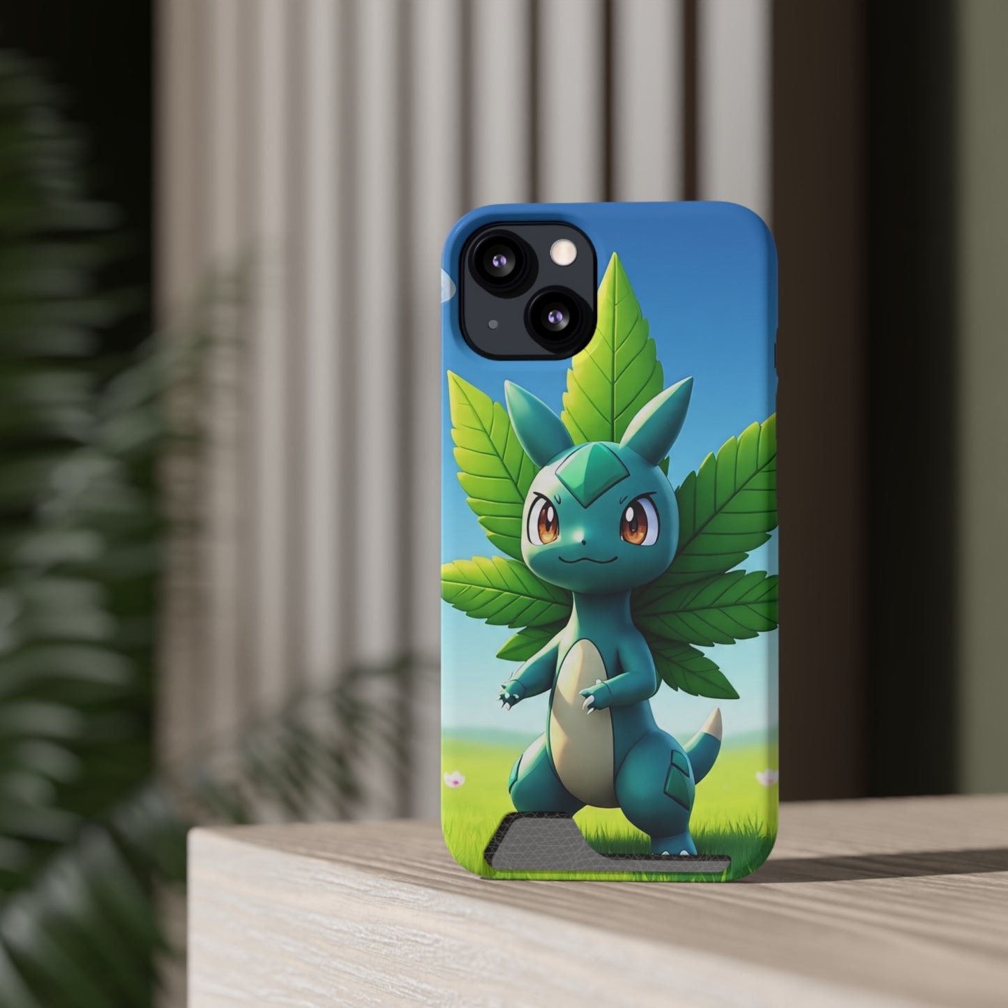 StoneyBud Phone case with card holder (bottom)