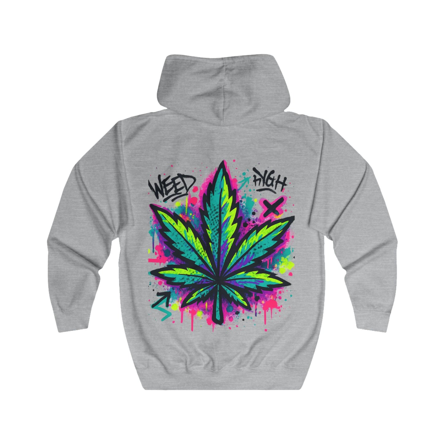 WeedHigh Unisex Fullzip Hoodie
