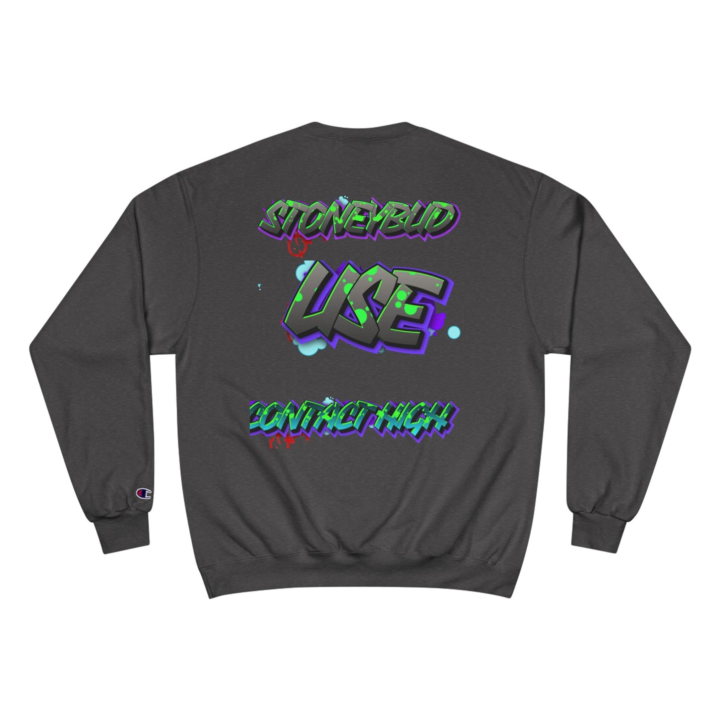 Champion Sweatshirt, Cool Graphic Hoodie, Casual Streetwear, Trendy Gift for Gamers, Unique Art Clothing