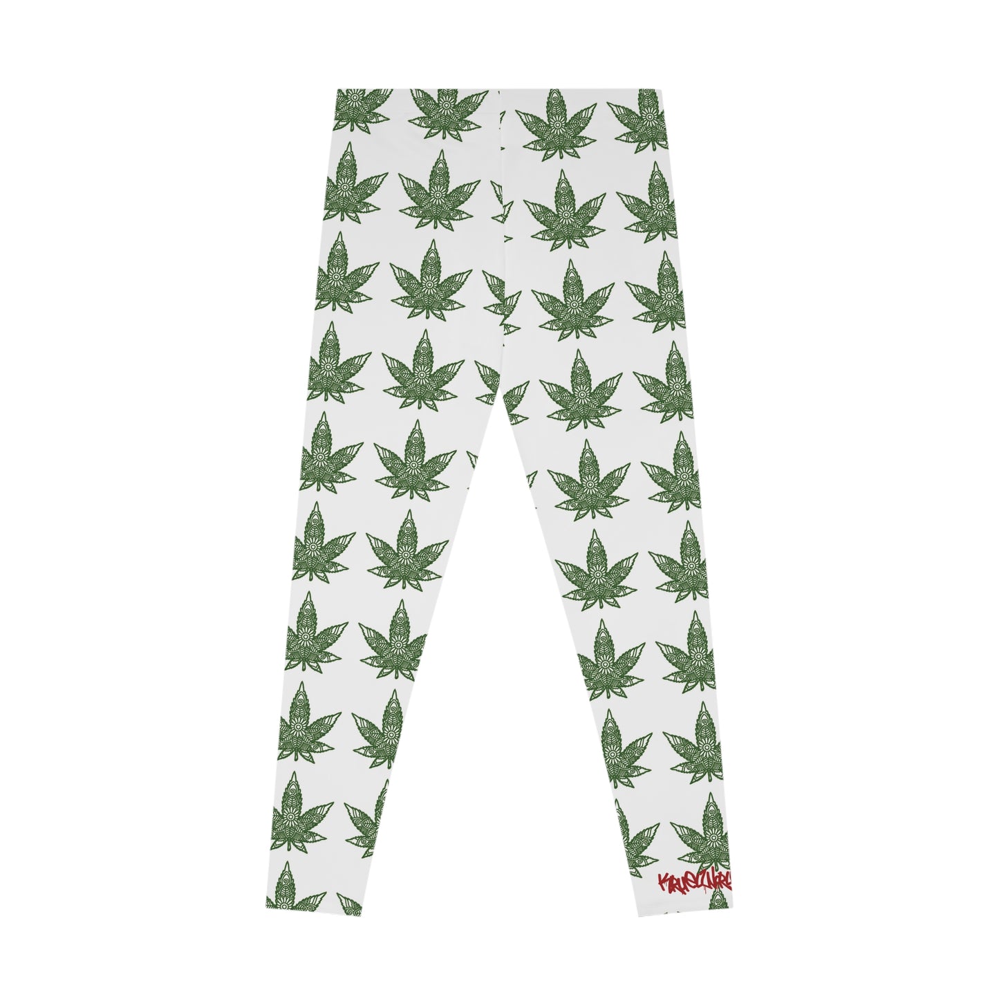 Leaf Print Stretchy Leggings