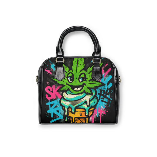 Shoulder Handbag - GanjaBerry Split