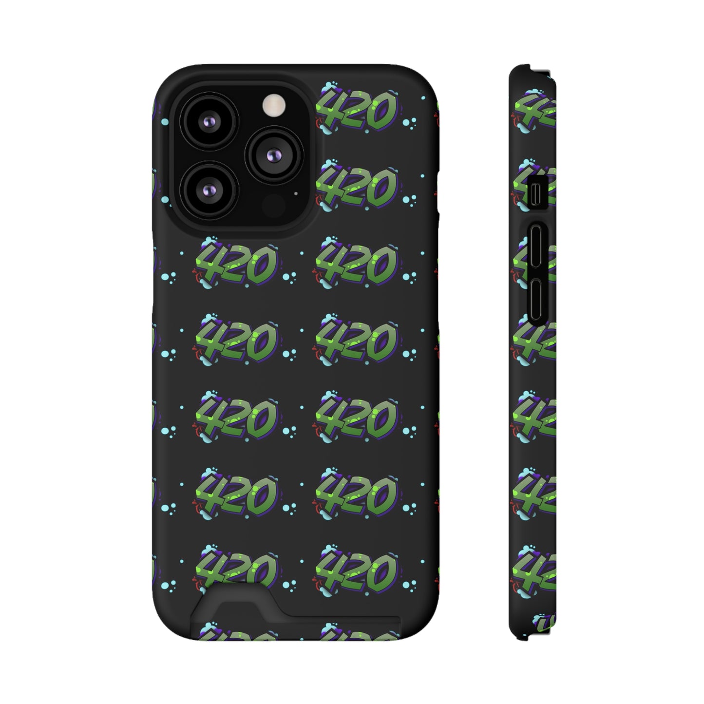 420 Phone Case with cardholder
