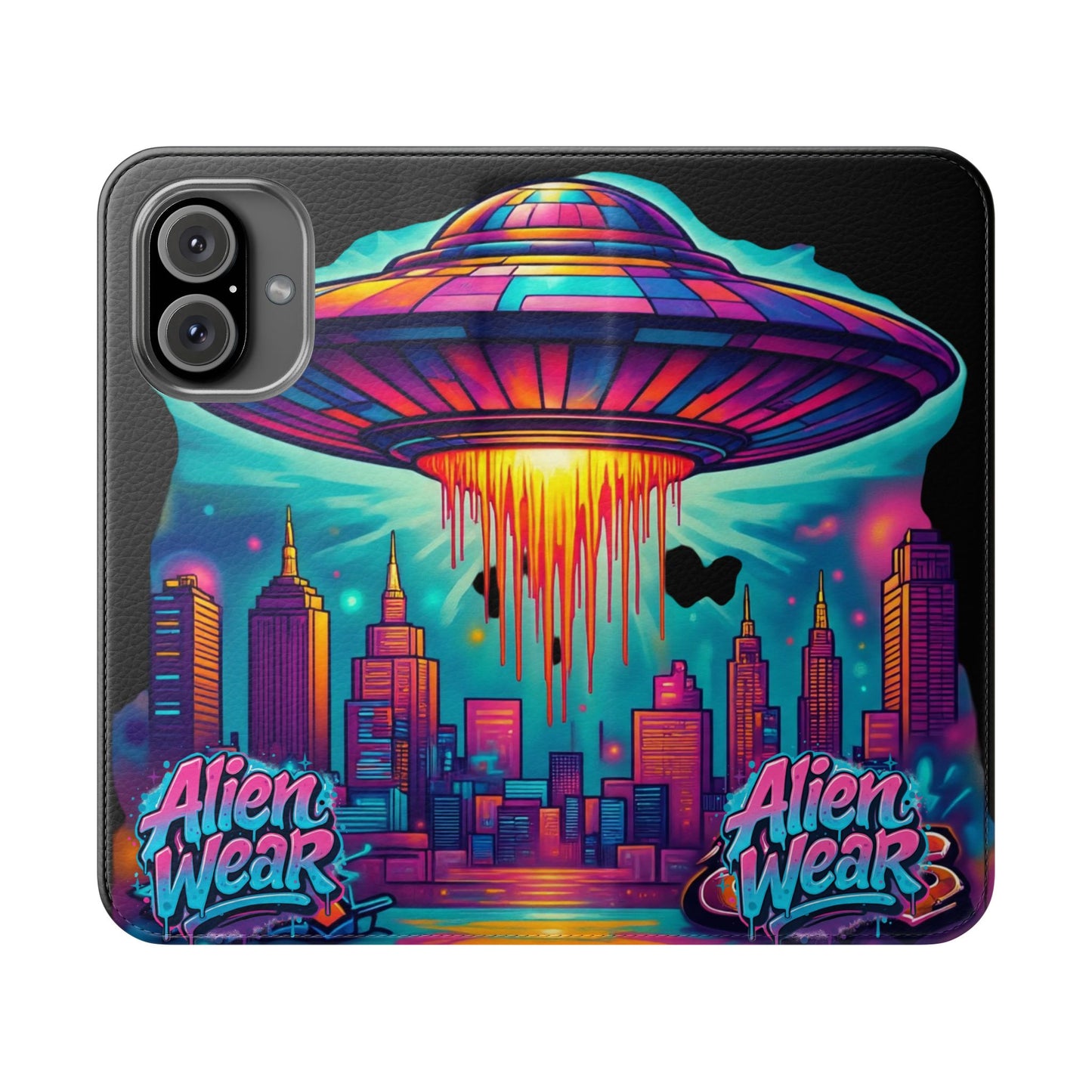 Phone Flip Cases AlienWear Design
