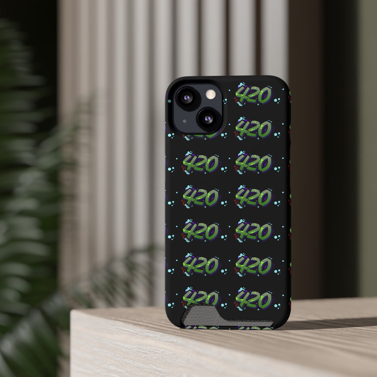 420 Phone Case with cardholder