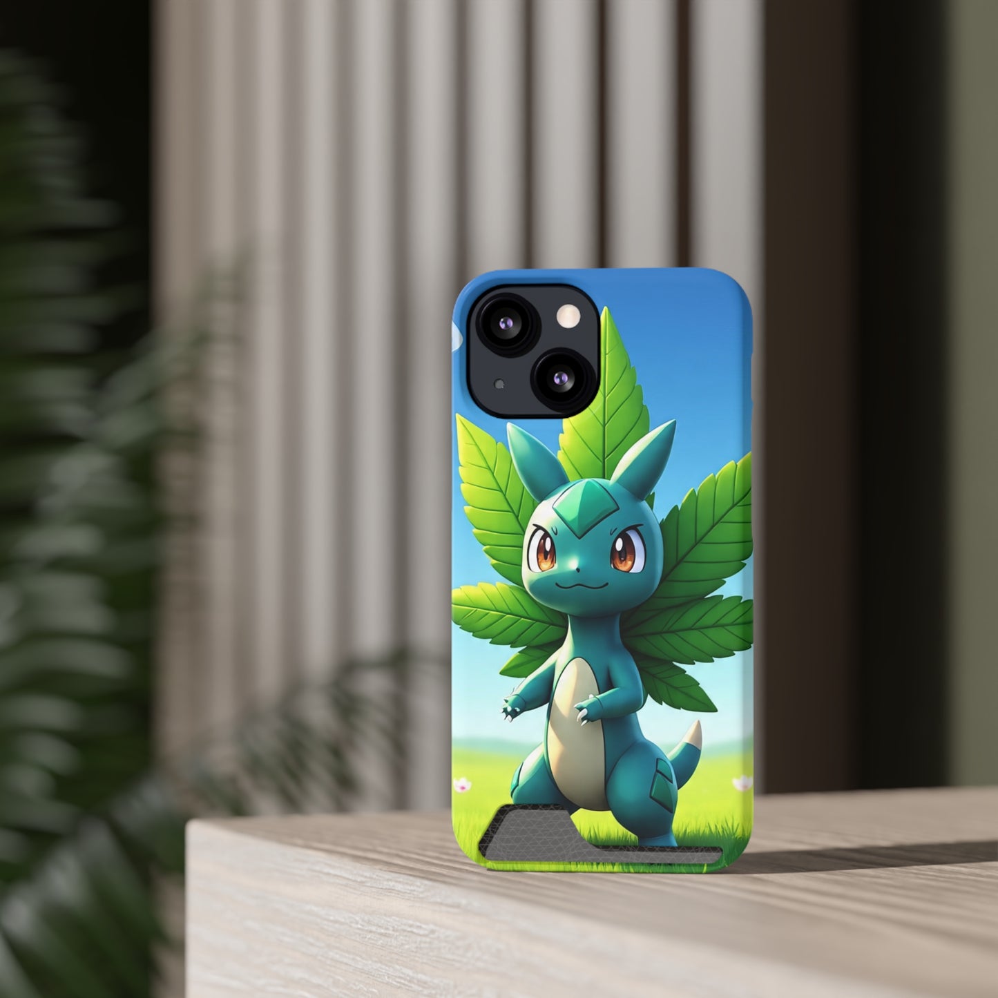 StoneyBud Phone case with card holder (bottom)