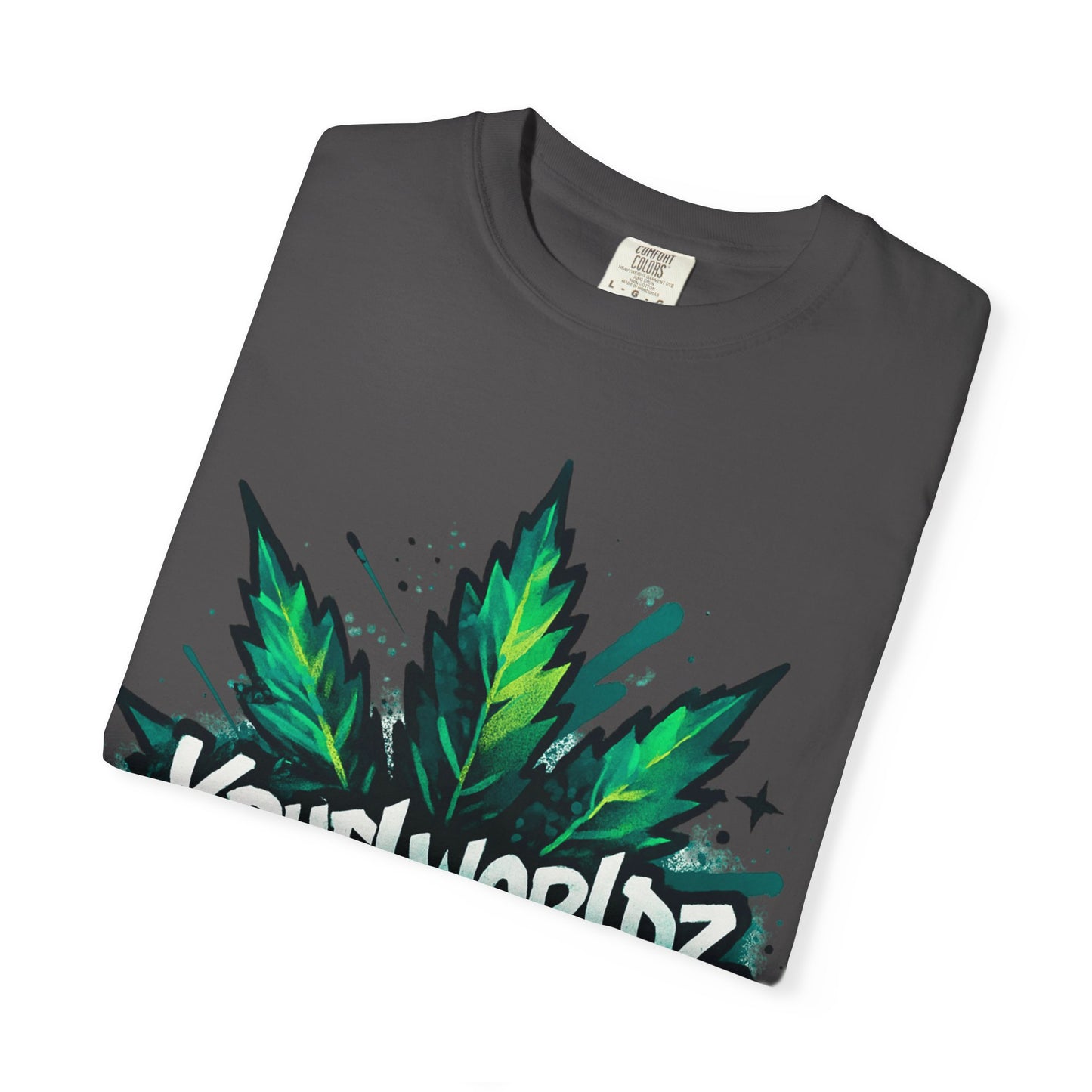 Kruelworldz Leaf Graphic T-Shirt Unisex