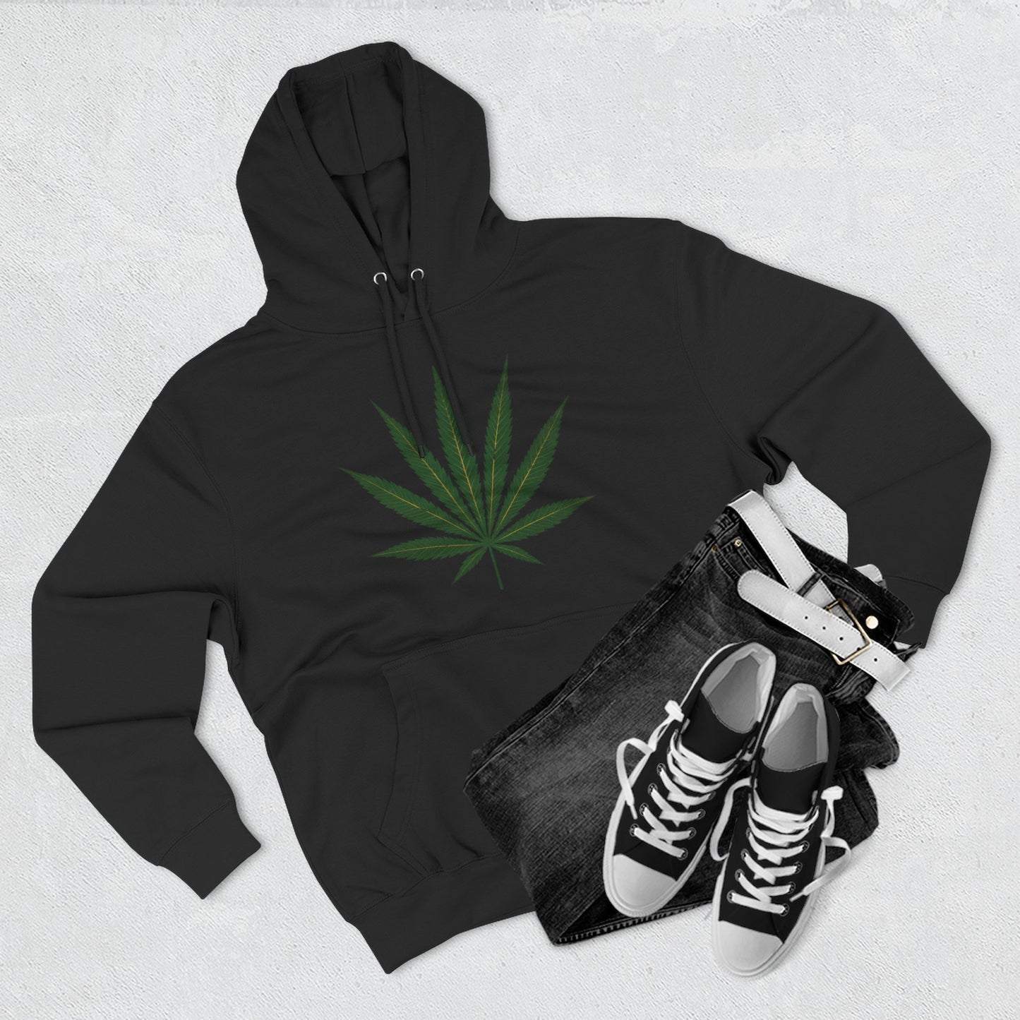Stoner Made Fleece Hoodie - Cozy Weed Hoodie for Cannabis Enthusiasts, Perfect for Chill Days, Gift for Stoners, Festival Wear, Streetwear