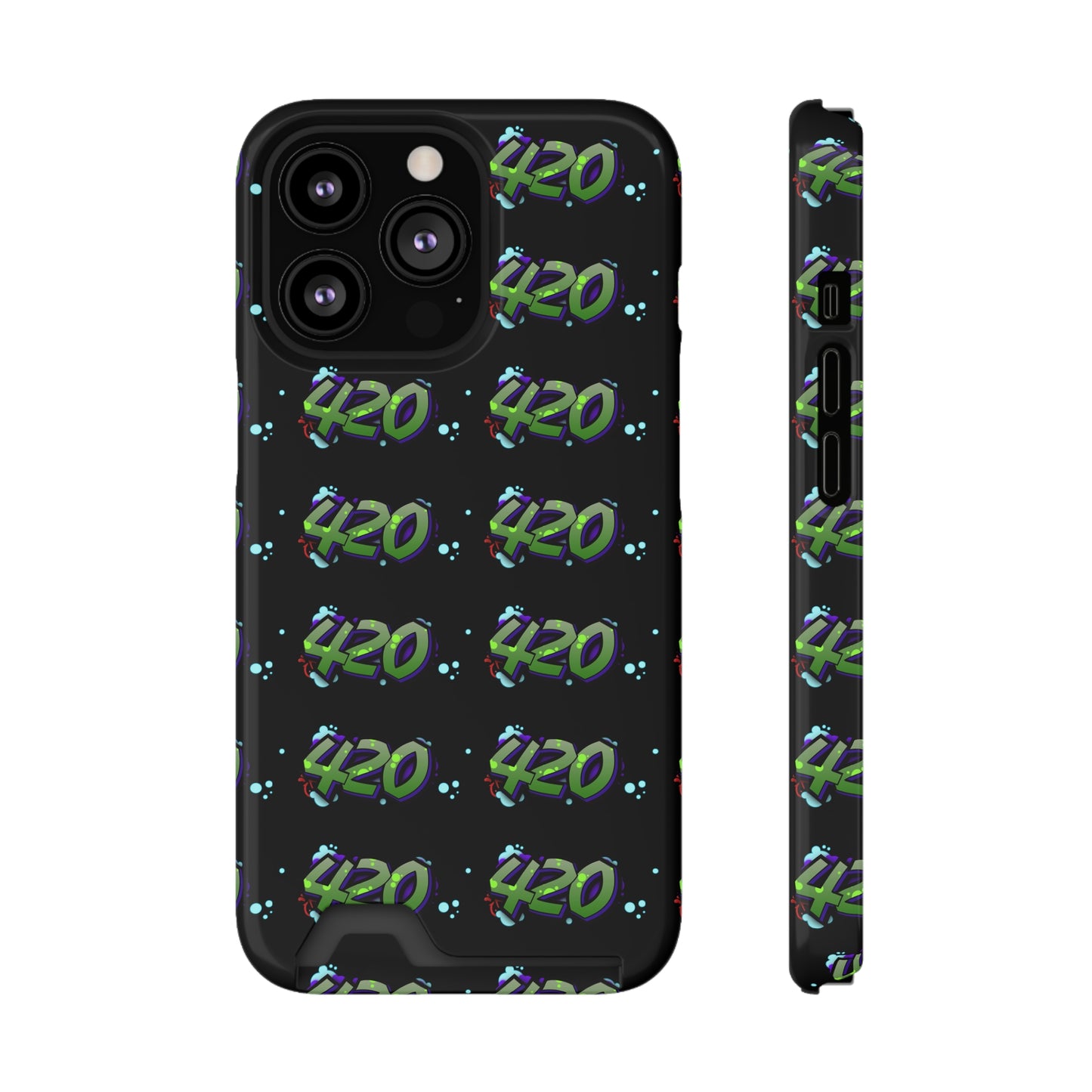 420 Phone Case with cardholder