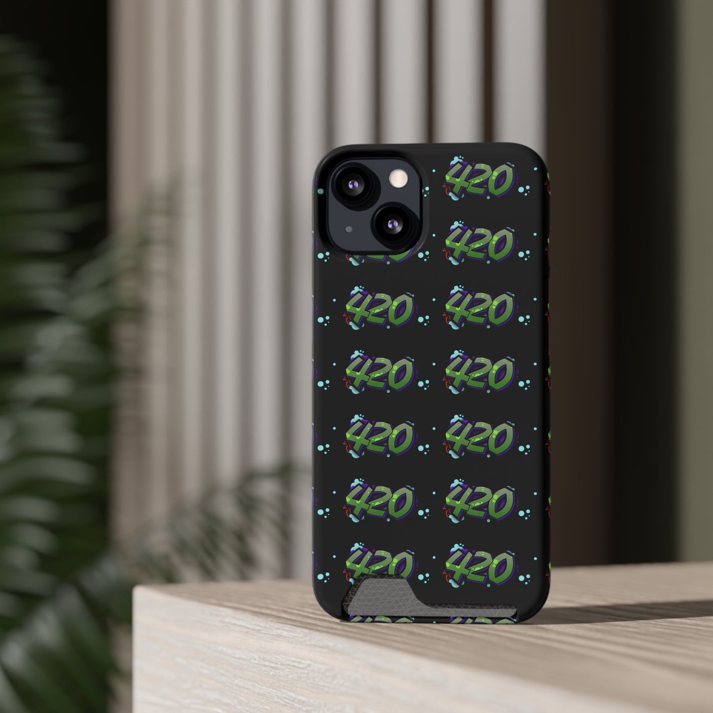 420 Phone Case with cardholder