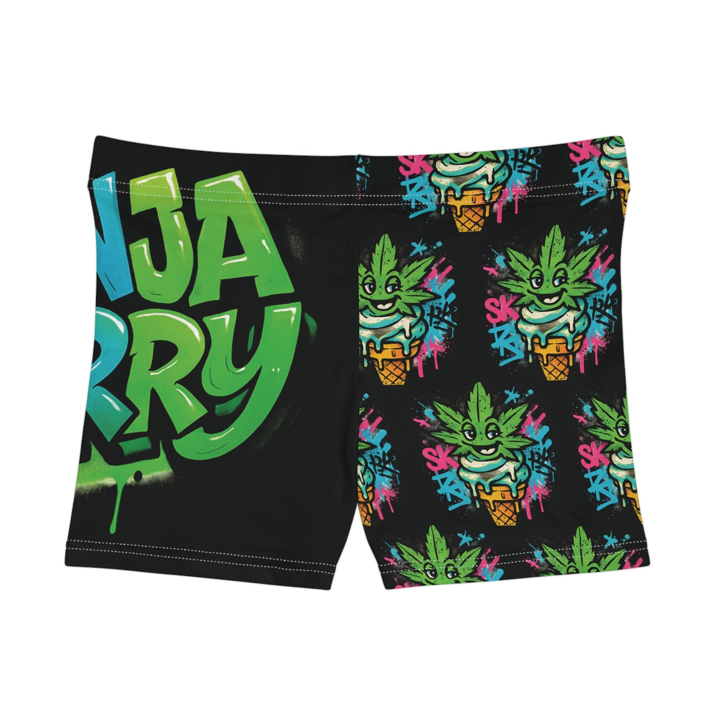 Shorts - GanjaBerry Split Design for Women