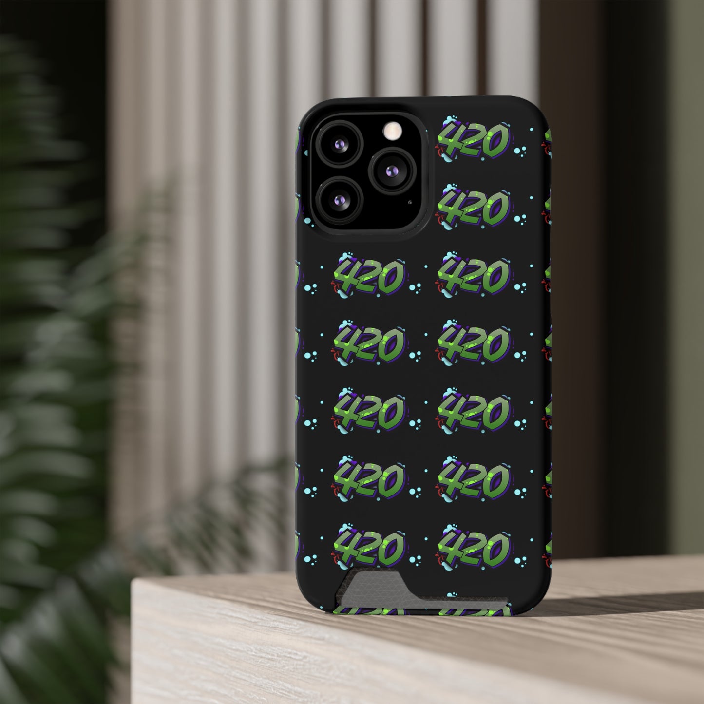 420 Phone Case with cardholder