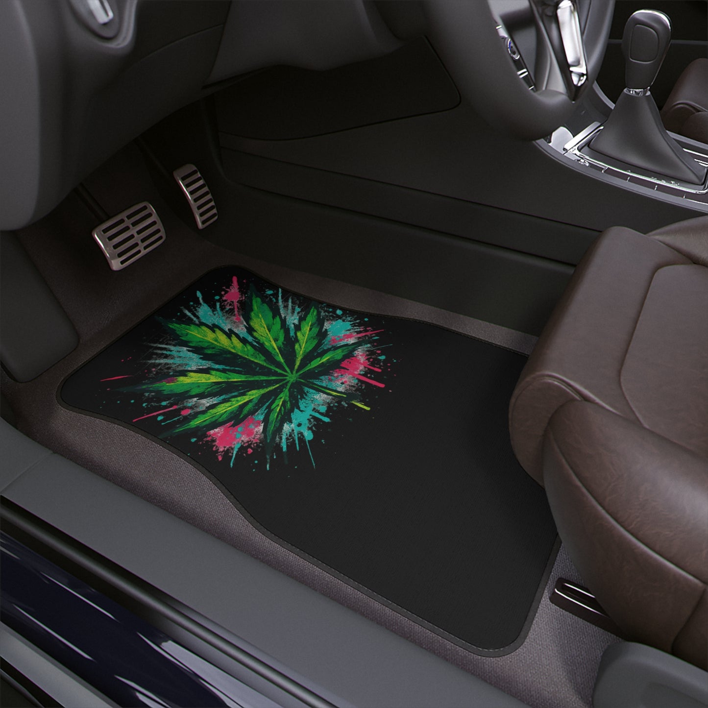 Weed Print Car Floor mats