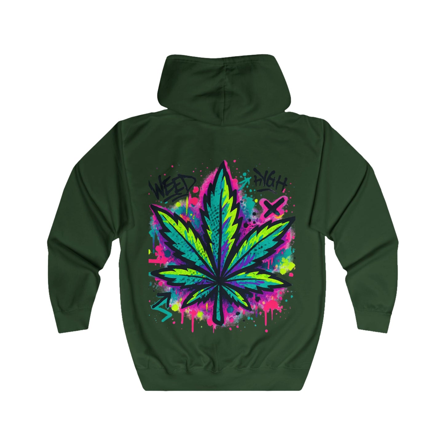WeedHigh Unisex Fullzip Hoodie