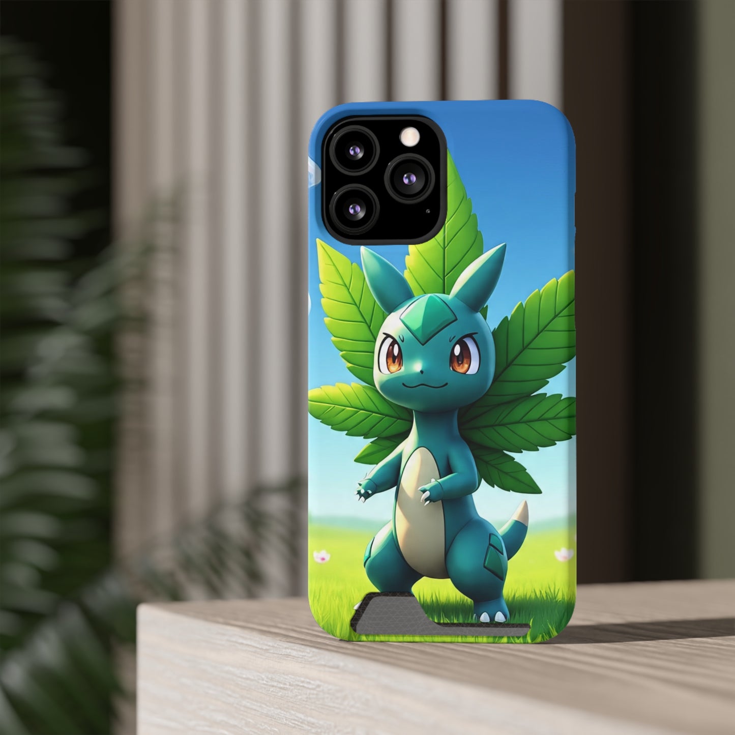 StoneyBud Phone case with card holder (bottom)