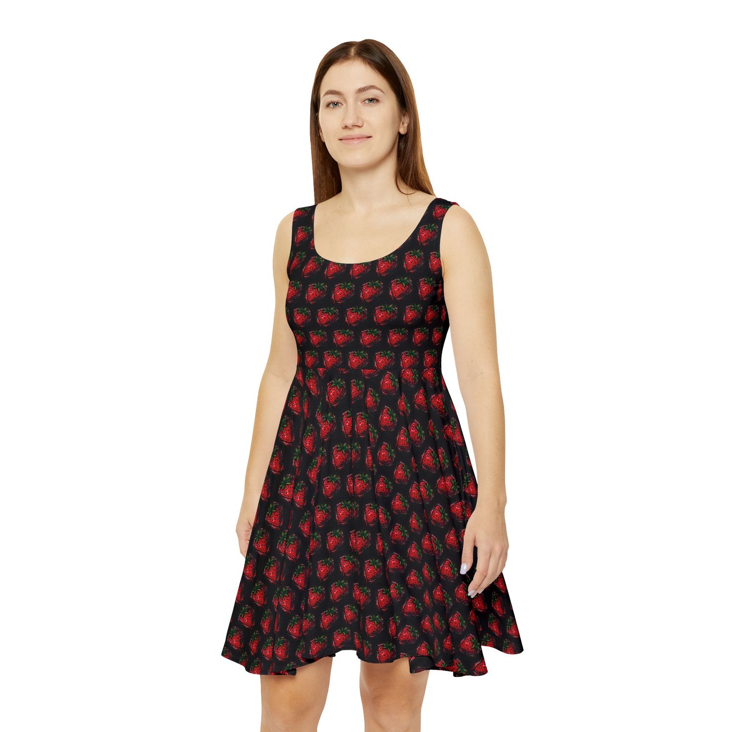Strawberry Skater Dress