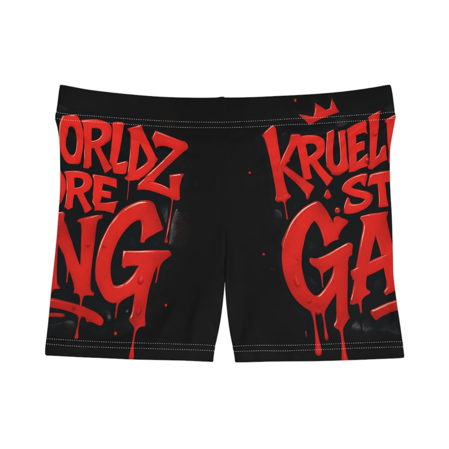 Graffiti Print Women's Shorts