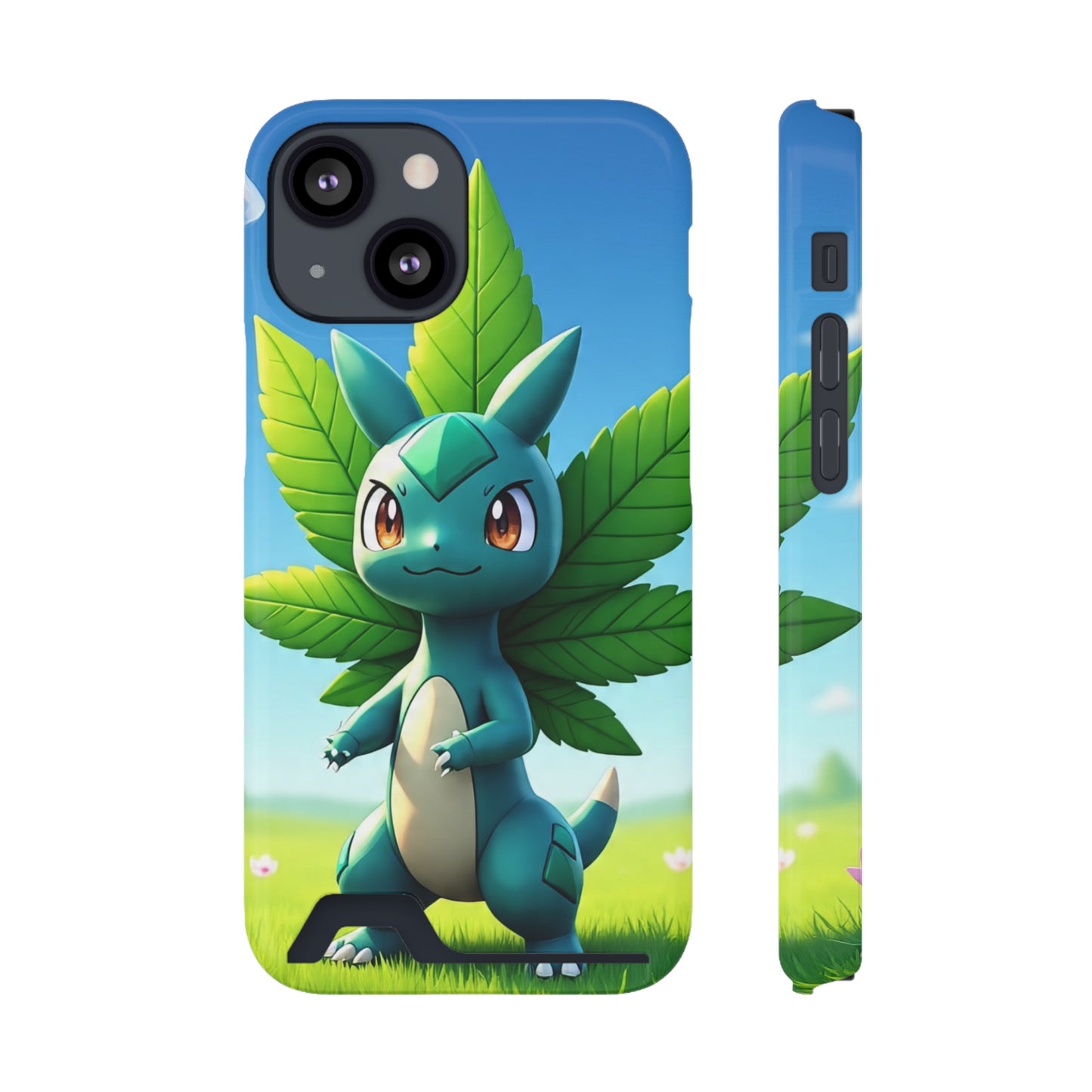 StoneyBud Phone case with card holder (bottom)