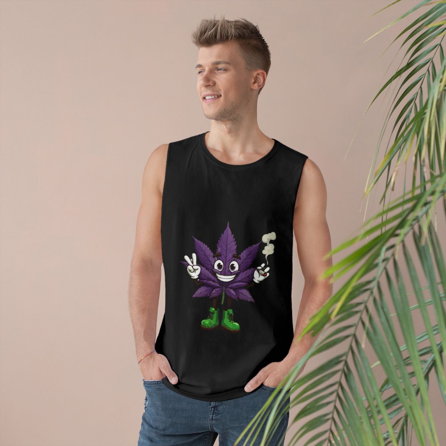 Cool Cannabis Graphic Tank Top, Unisex Summer Wear, Humor Graphic Tee, Gift for Cannabis Lovers, Trendy Festival Apparel