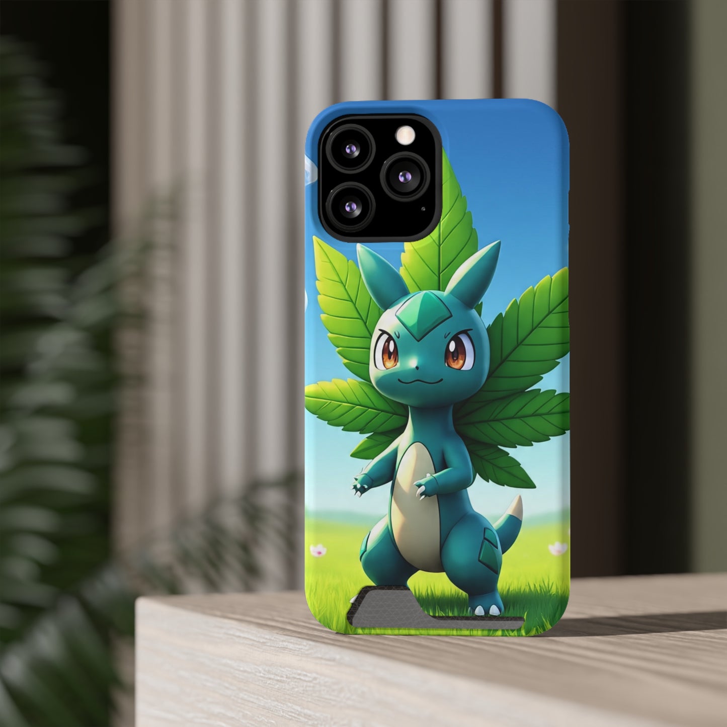 StoneyBud Phone case with card holder (bottom)