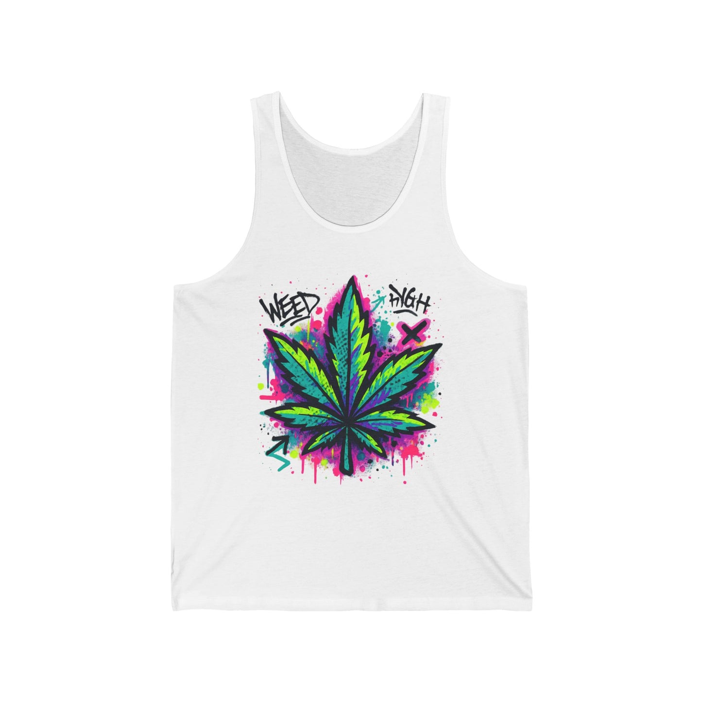 Weed High Tank Top