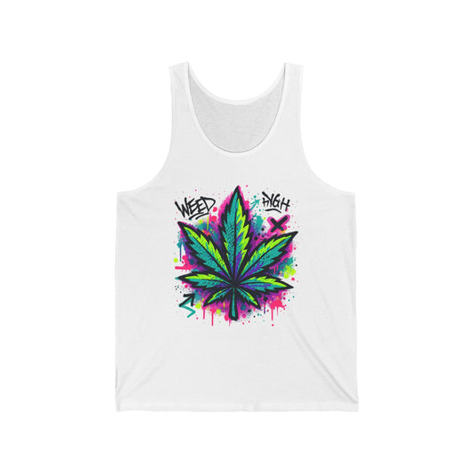 Weed High Tank Top