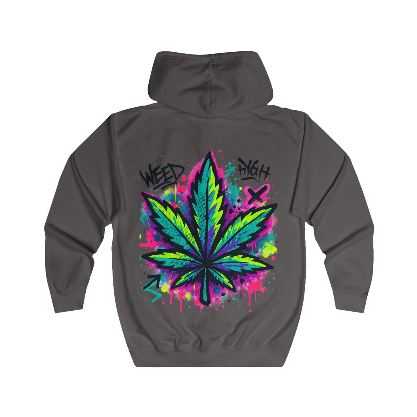 WeedHigh Unisex Fullzip Hoodie
