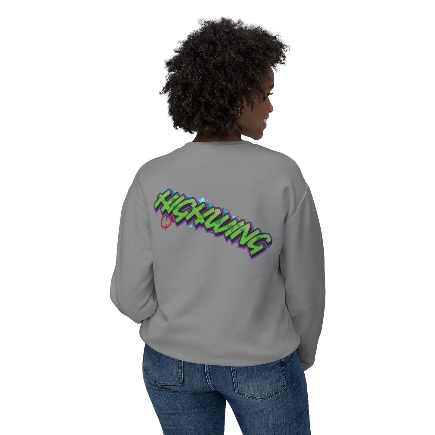 Dragon-Themed Crewneck Sweatshirt, Unisex Fashion, Unique Gift for Gamers, Fantasy Lovers, Comfortable Casualwear