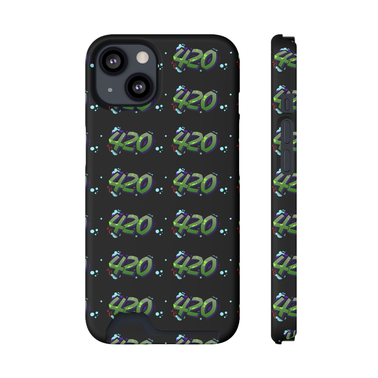 420 Phone Case with cardholder