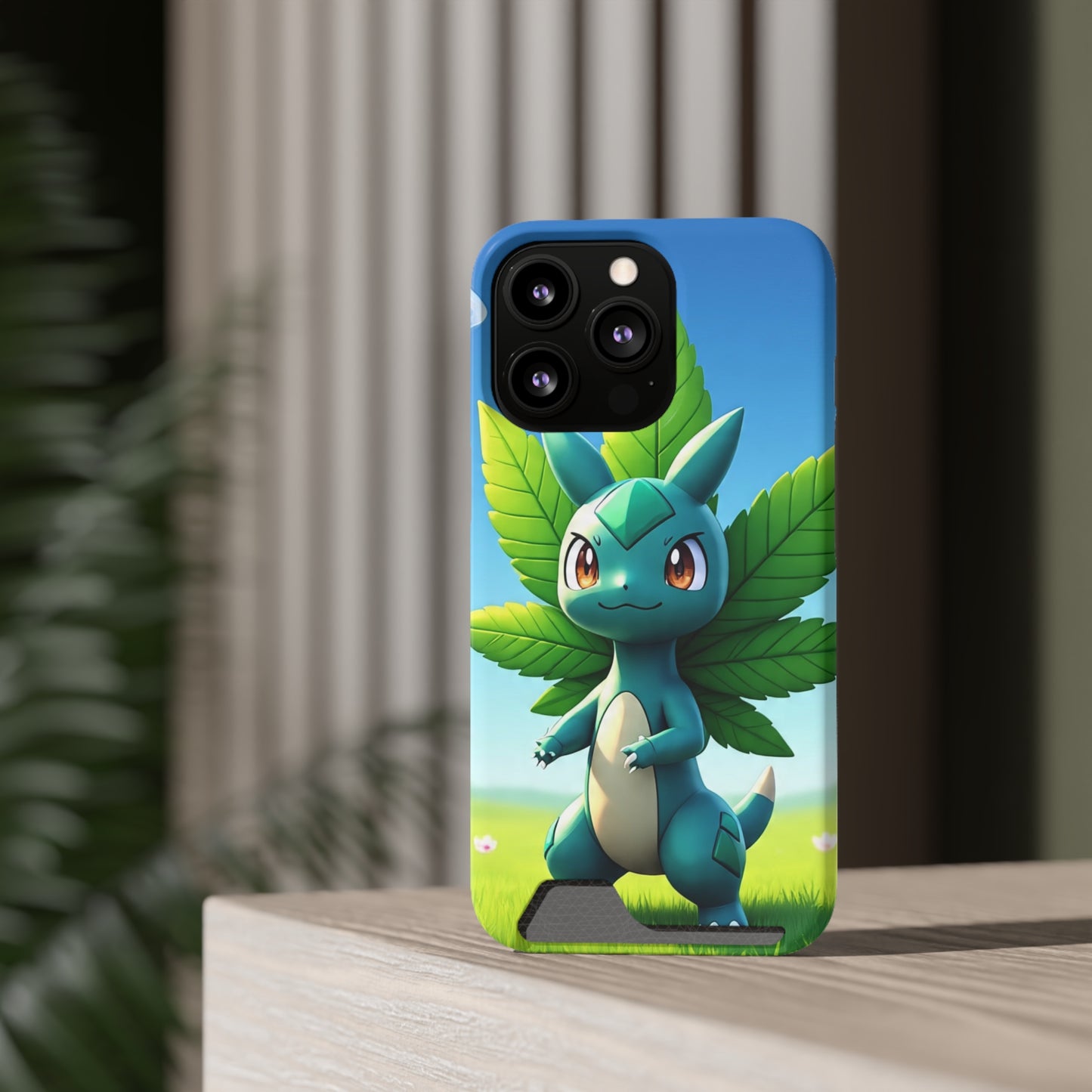 StoneyBud Phone case with card holder (bottom)