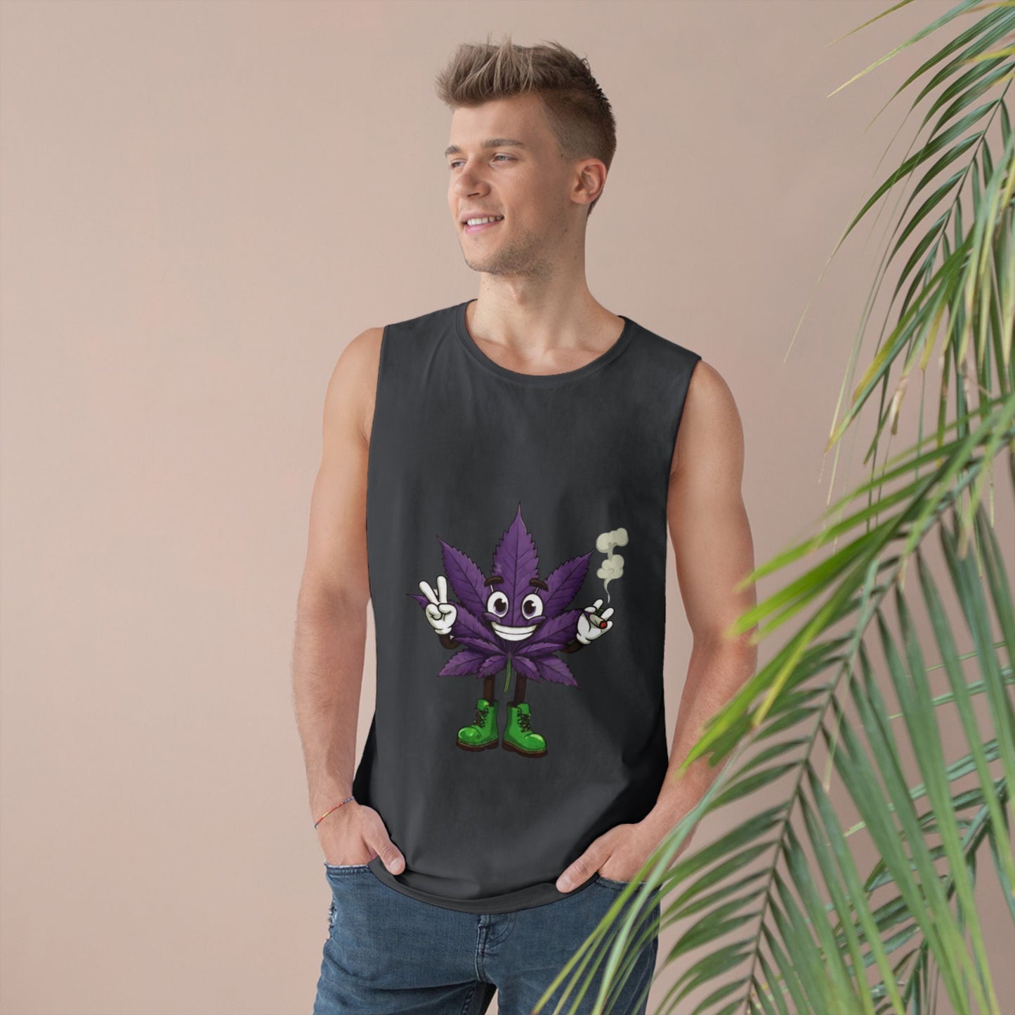 Cool Cannabis Graphic Tank Top, Unisex Summer Wear, Humor Graphic Tee, Gift for Cannabis Lovers, Trendy Festival Apparel