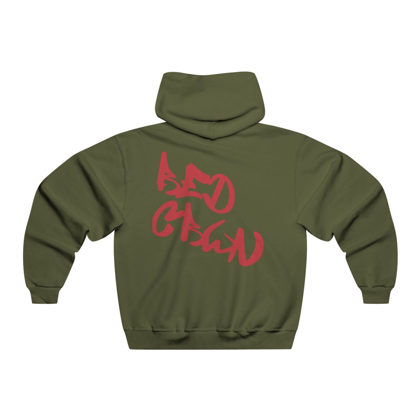 Red Crwn Mens Nublend Hooded Sweatshirt
