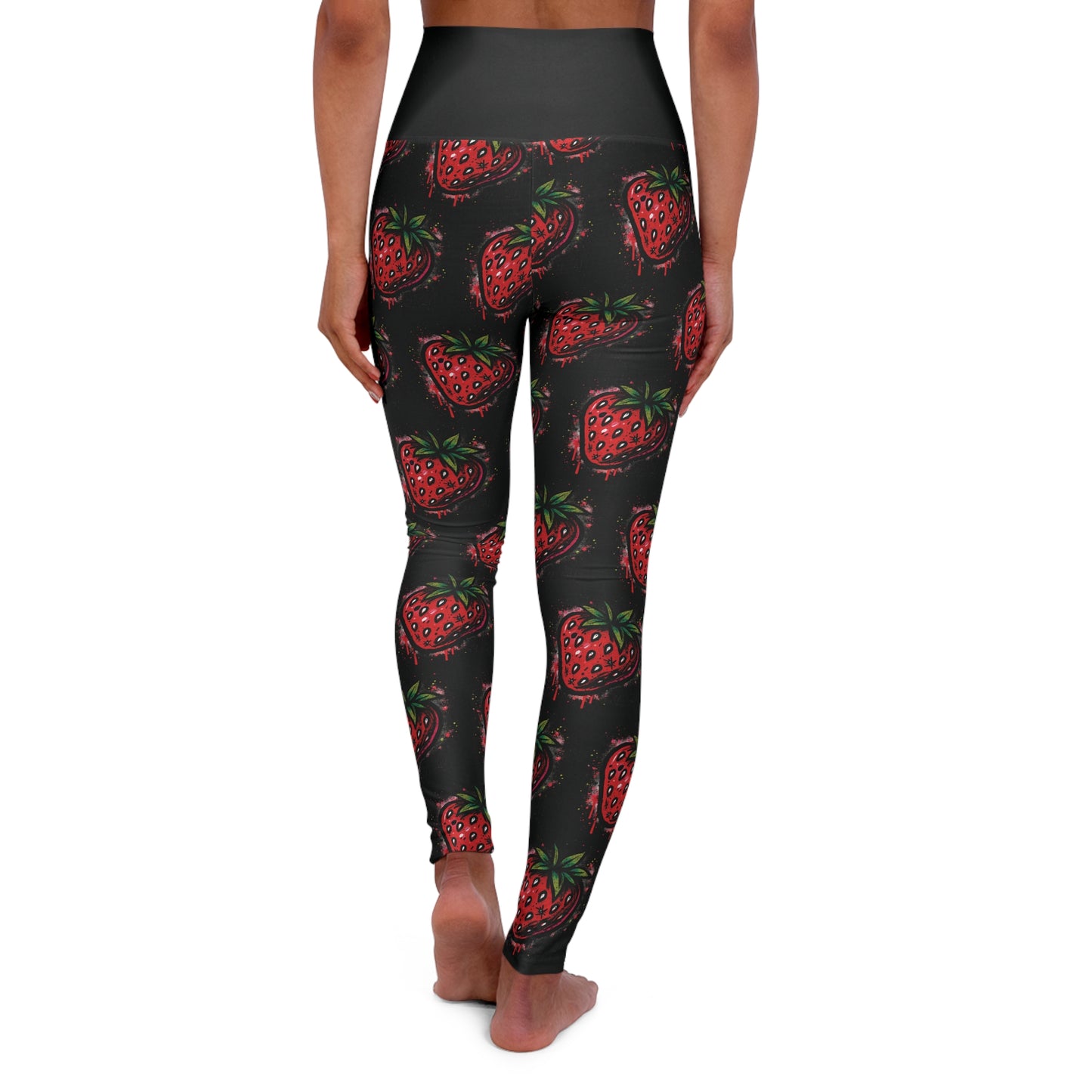 Strawberry High Waisted Leggings