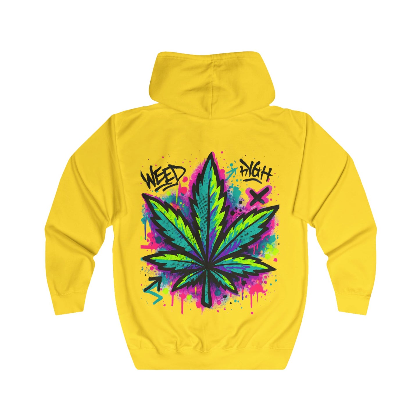 WeedHigh Unisex Fullzip Hoodie