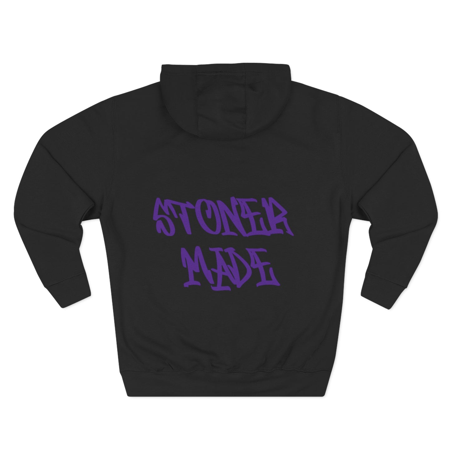 Stoner Made Fleece Hoodie - Cozy Weed Hoodie for Cannabis Enthusiasts, Perfect for Chill Days, Gift for Stoners, Festival Wear, Streetwear