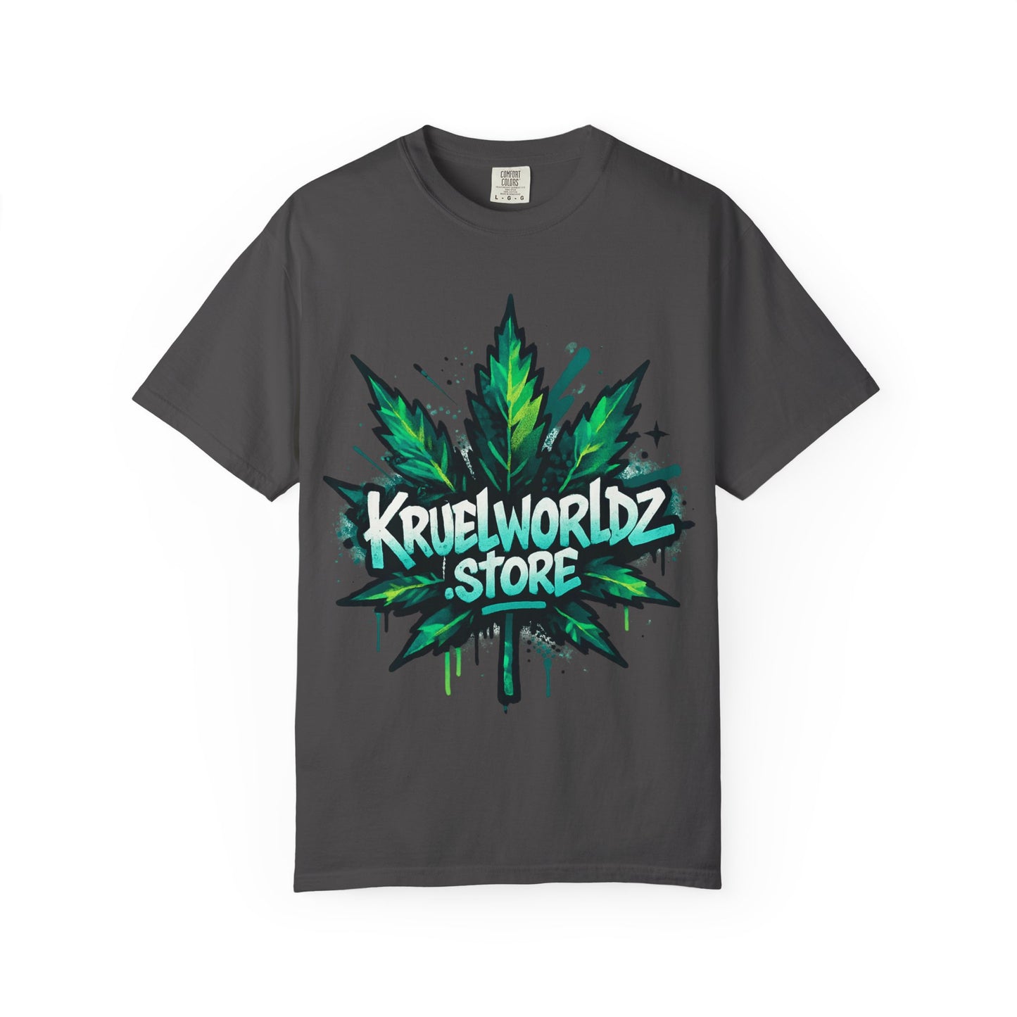 Kruelworldz Leaf Graphic T-Shirt Unisex
