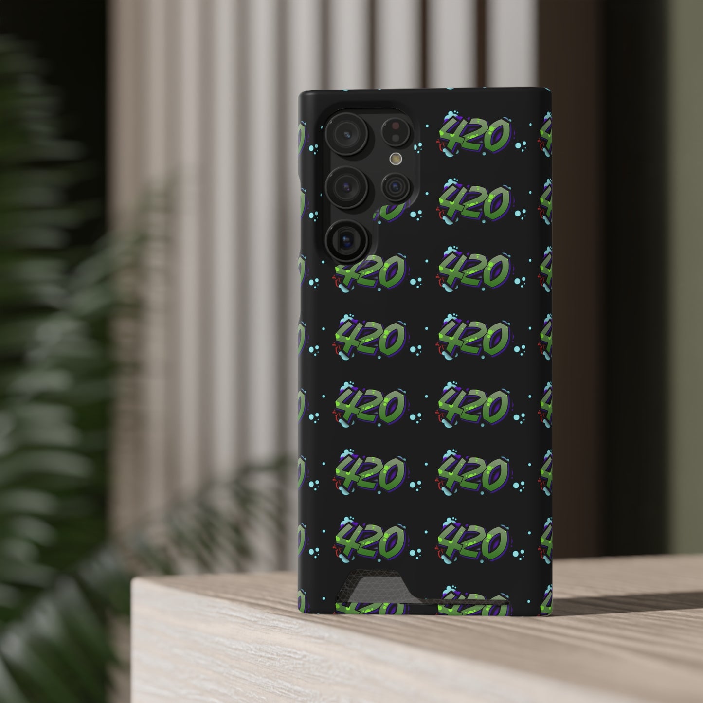 420 Phone Case with cardholder