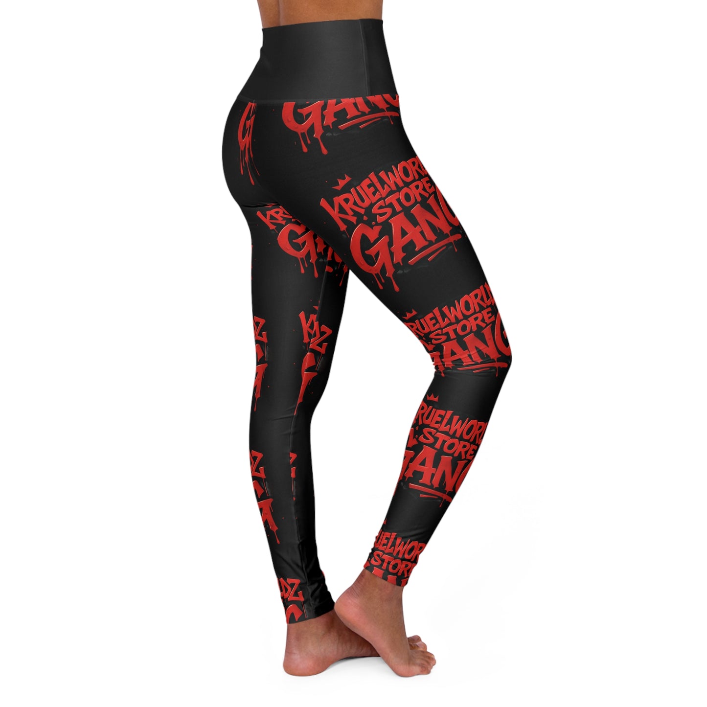 Leggings Gang High Waisted Yoga Leggings - Kruelworldz Store