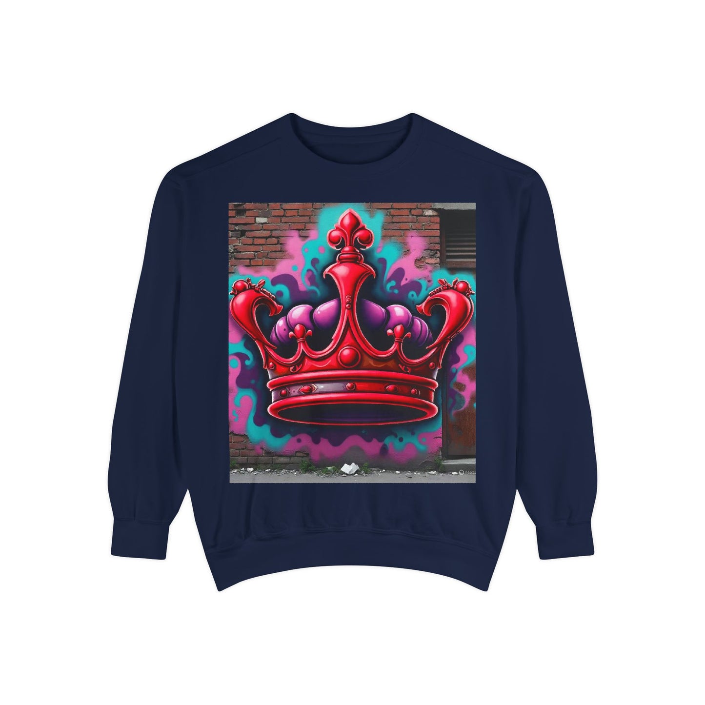 Red Crwn Garment dyed Sweatshirt