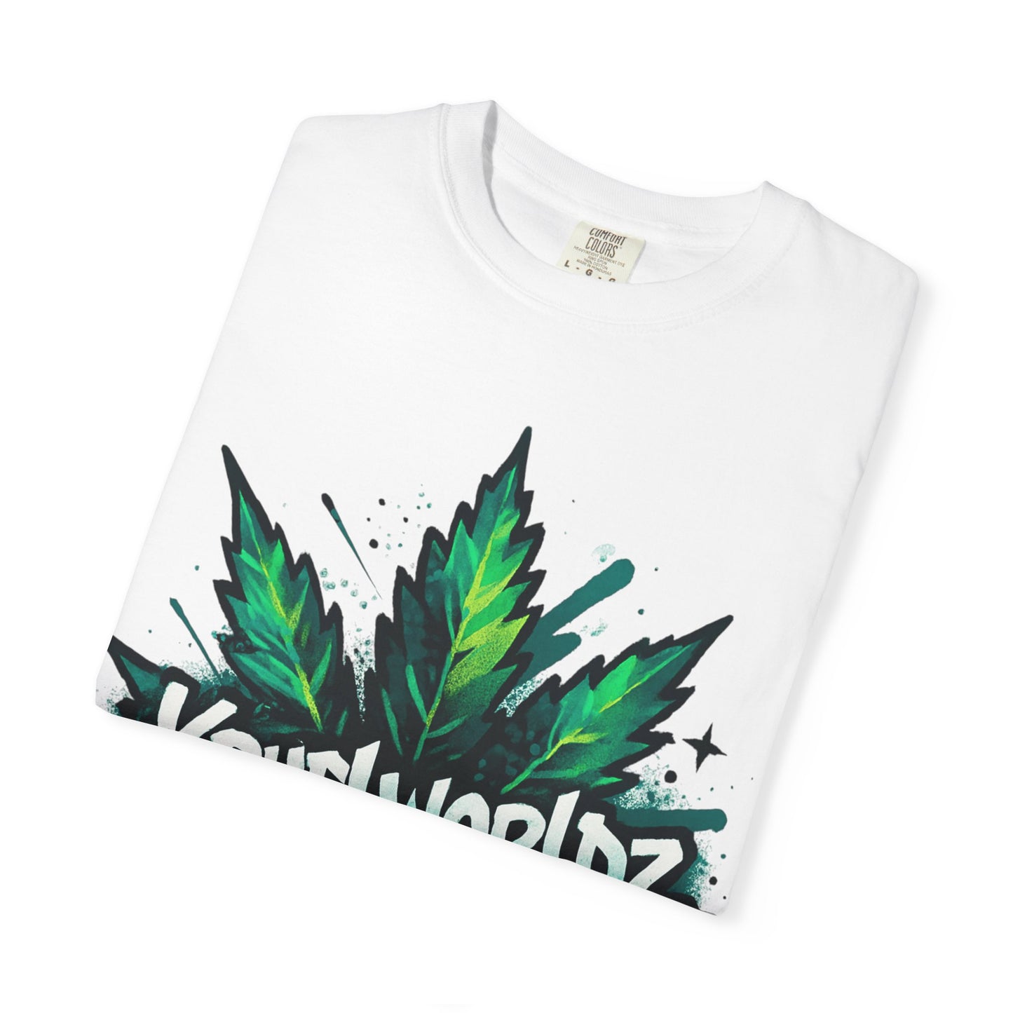 Kruelworldz Leaf Graphic T-Shirt Unisex
