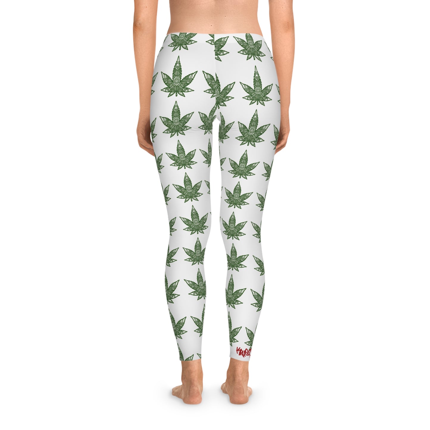 Leaf Print Stretchy Leggings