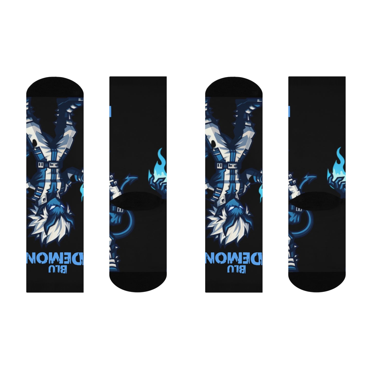 BluDemon Cushioned Crew Socks