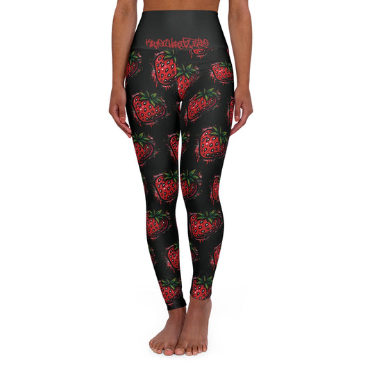 Strawberry High Waisted Leggings