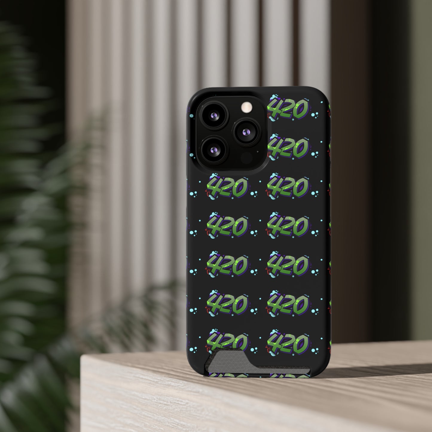 420 Phone Case with cardholder