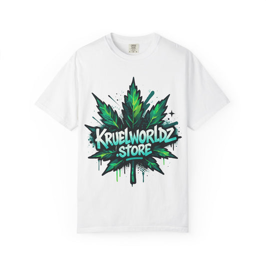 Kruelworldz Leaf Graphic T-Shirt Unisex